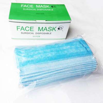 Medical Supply 3 PLY Disposable Earloop Surgical Face Mask